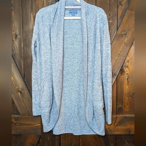 Barefoot Dreams Cozychic Lite Circle Cardi  Gray Size Medium